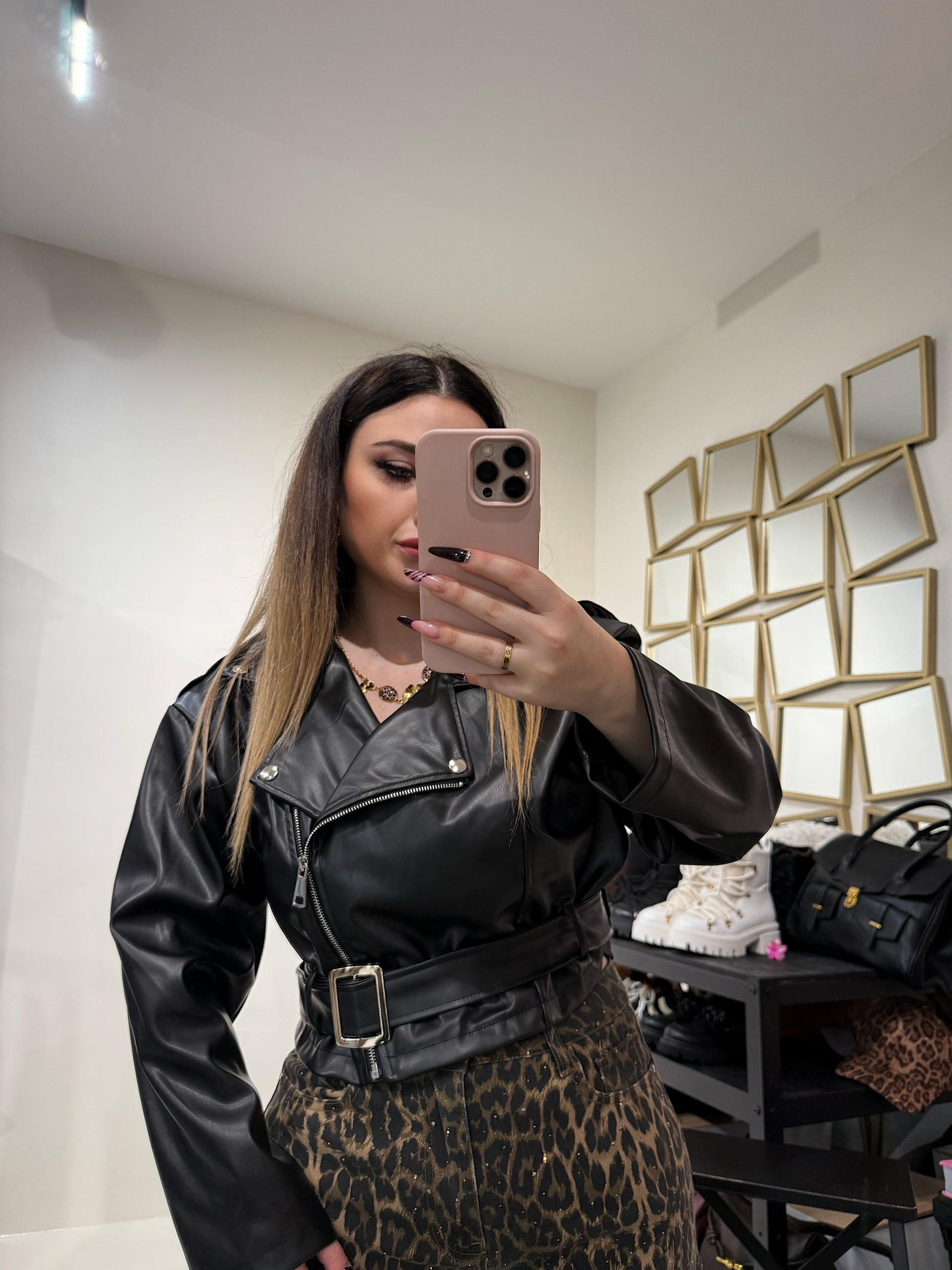 Giacca eco-pelle - R.a. Boutique