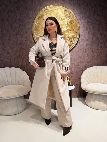 Cappotto lungo Creamy - R.a. Boutique
