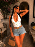 Top Halter Summer Print - R.a. Boutique