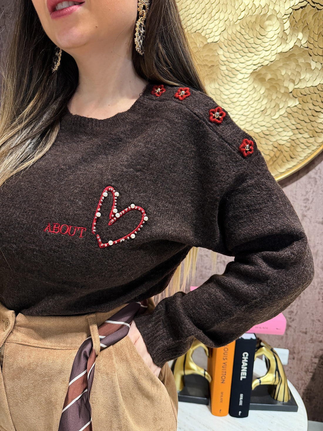 Maglioncino About con cuore - R.a. Boutique