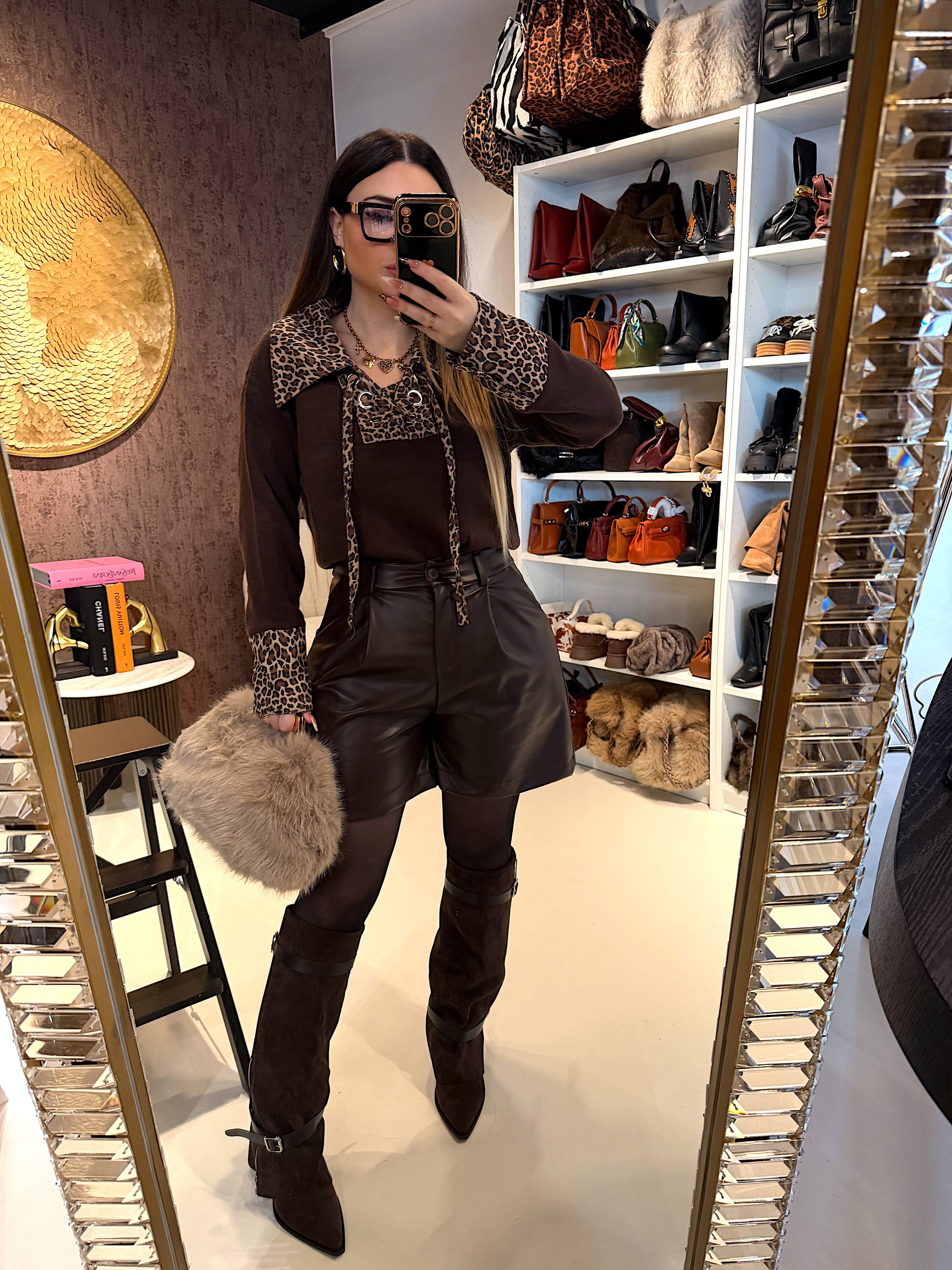 Felpa Wild Mood animalier - R.a. Boutique