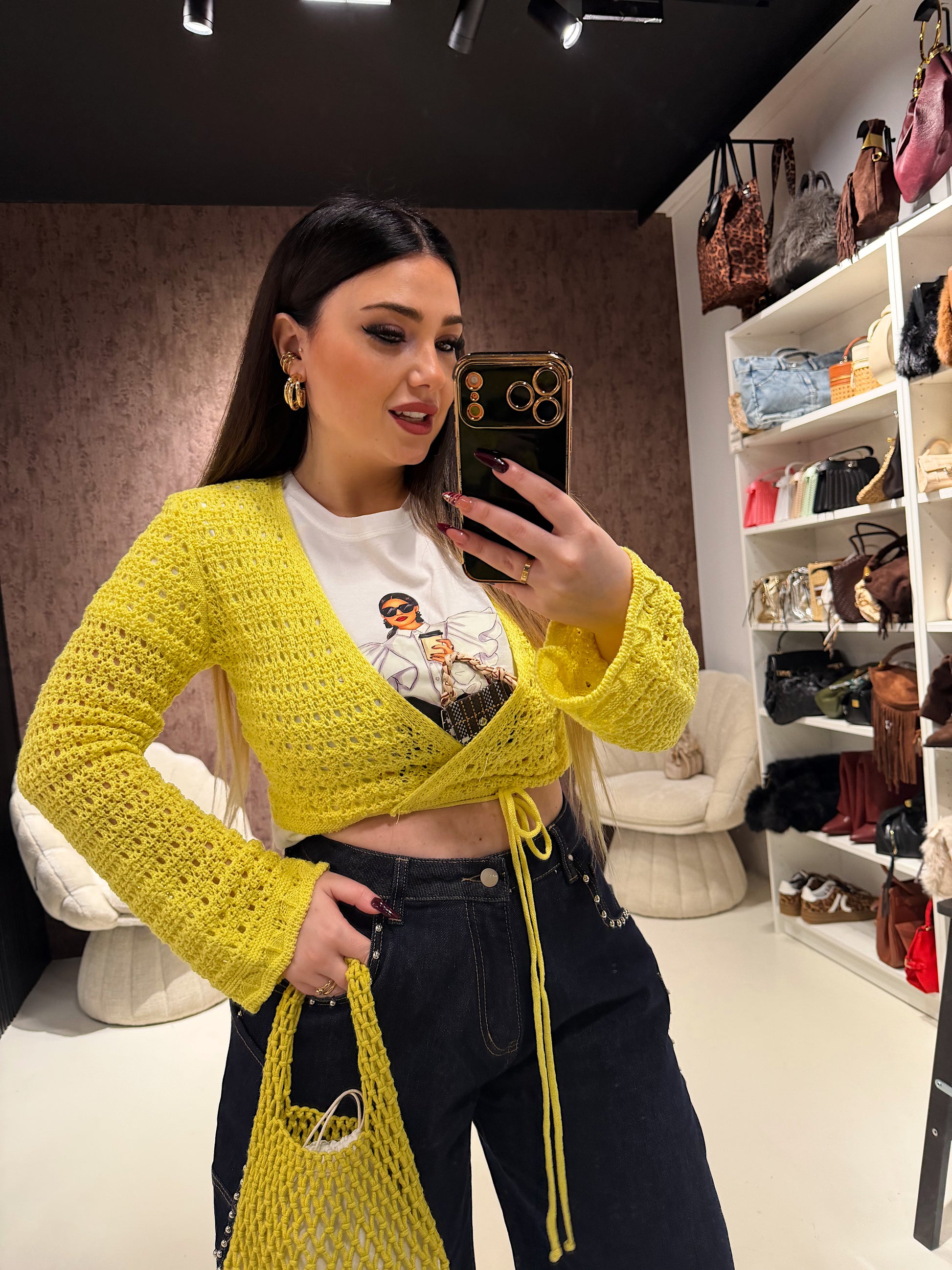 Cardigan Crochet Spring Glow - R.a. Boutique