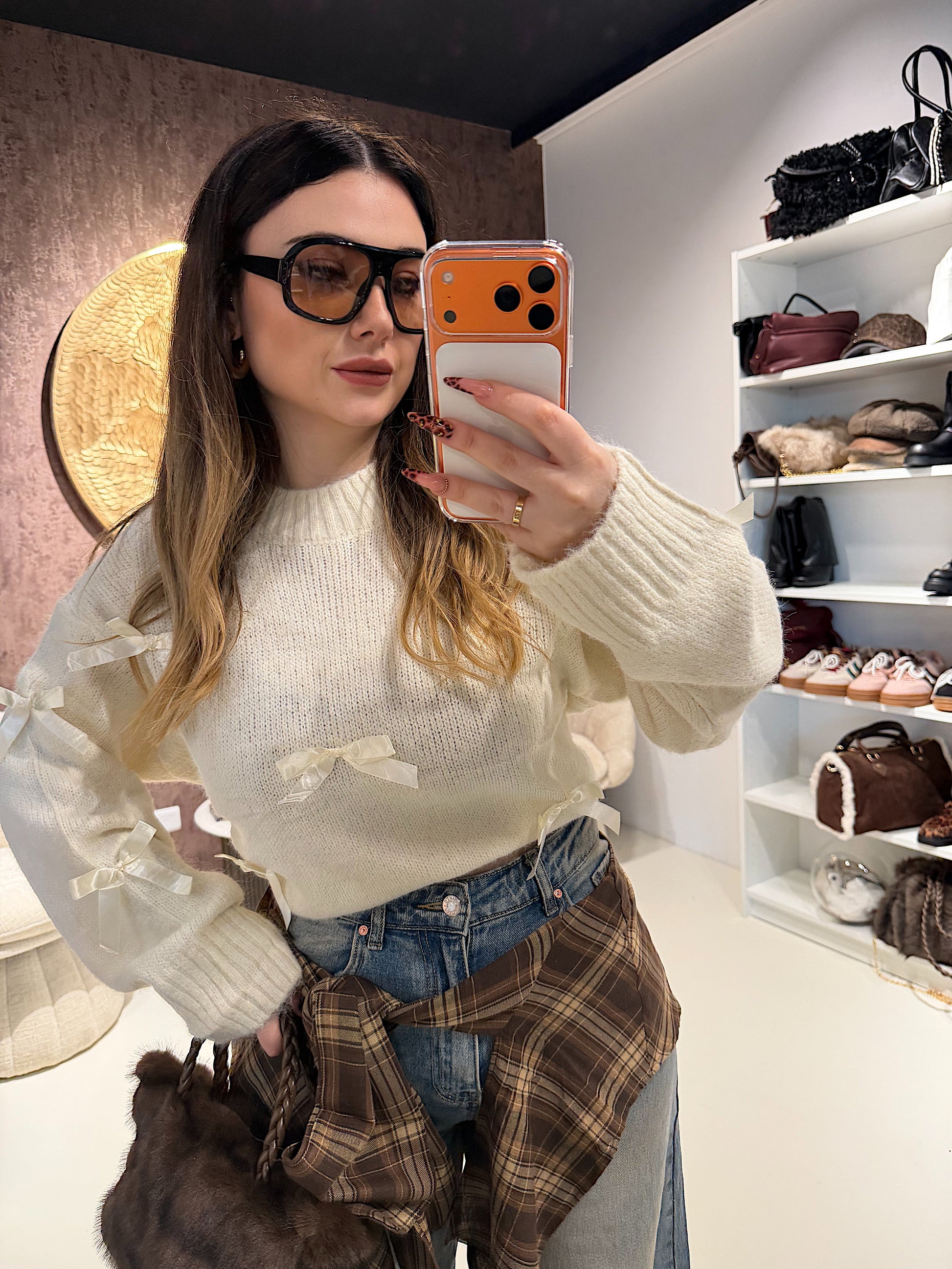 Maglioncino con fiocchi - R.a. Boutique