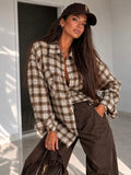Camicia Lunga a Quadri con Tasche - R.a. Boutique