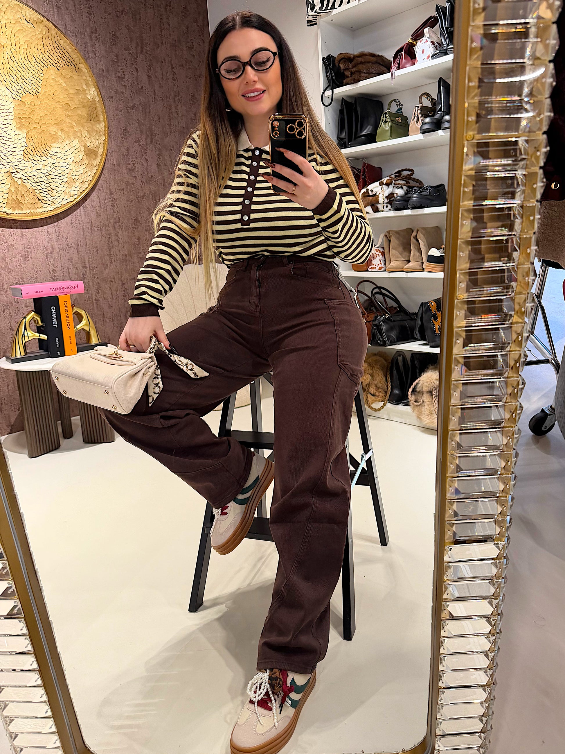 Maglioncino Chloé a righe - R.a. Boutique