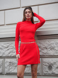 Abito in maglia rosso - R.a. Boutique 