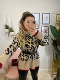 Maxi maglia animalier - R.a. Boutique 