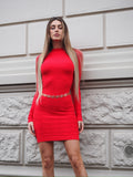 Abito in maglia vers rosso - R.a. Boutique 