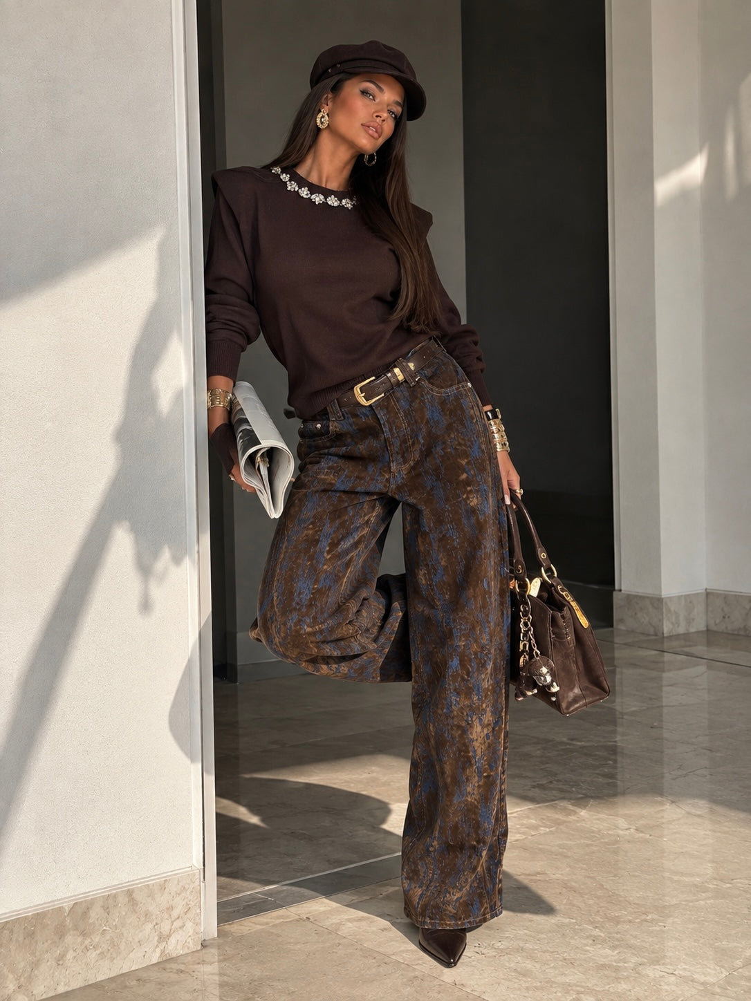 Jeans Balloon Moka – Effetto Vintage - R.a. Boutique