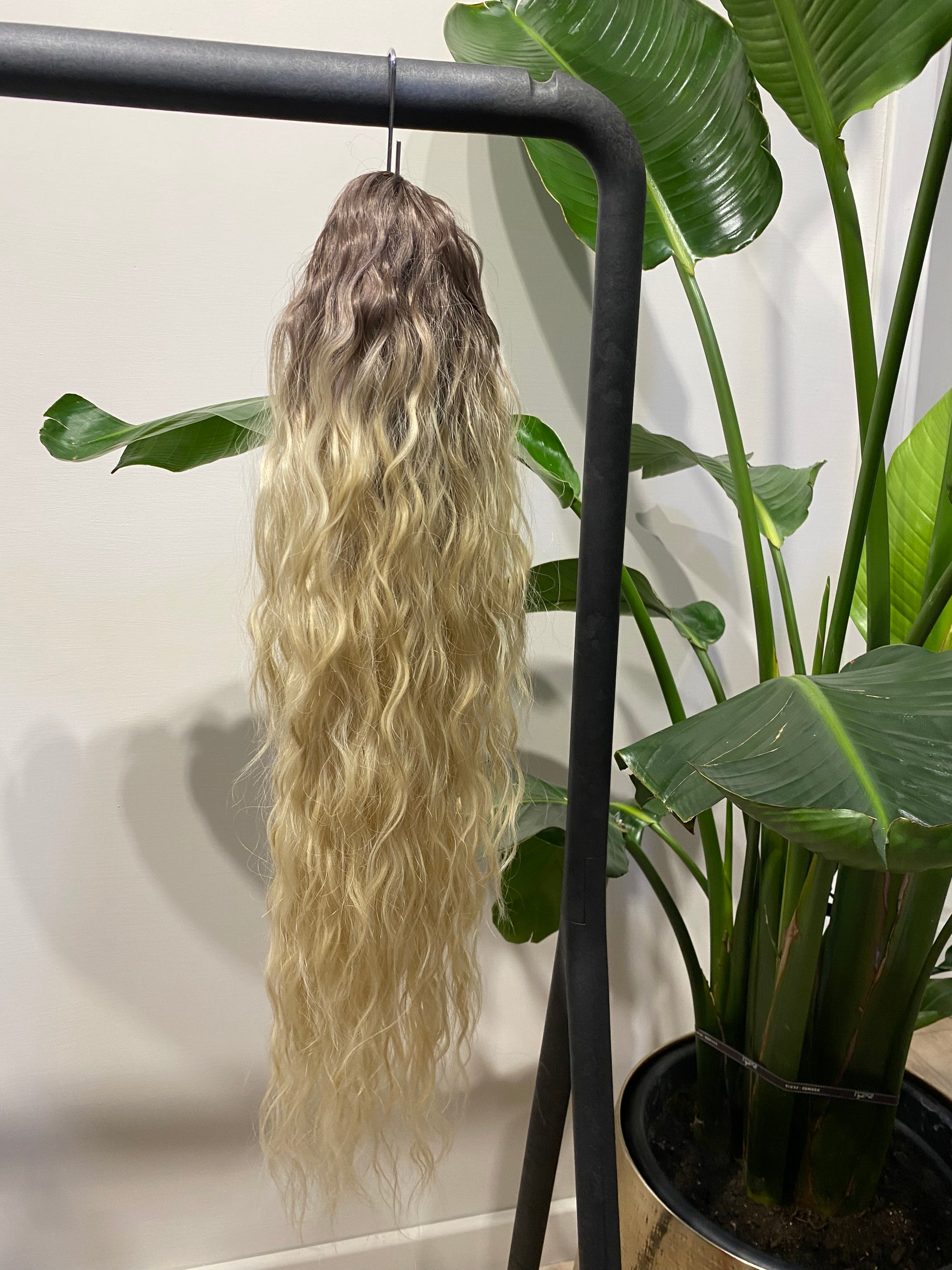 Coda riccia degrade platino  MQ - R.a. Boutique 