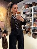 Maglioncino College Mood con camicia e cravatta - R.a. Boutique