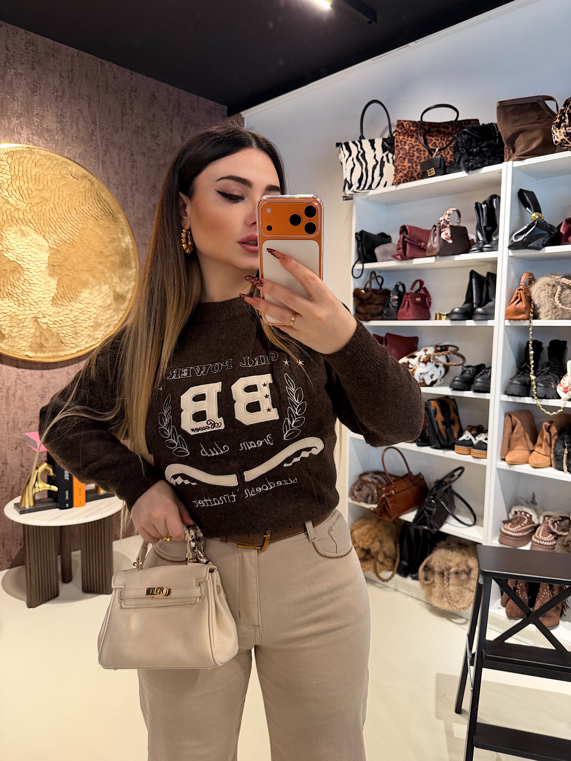 Maglioncino girl Power - R.a. Boutique