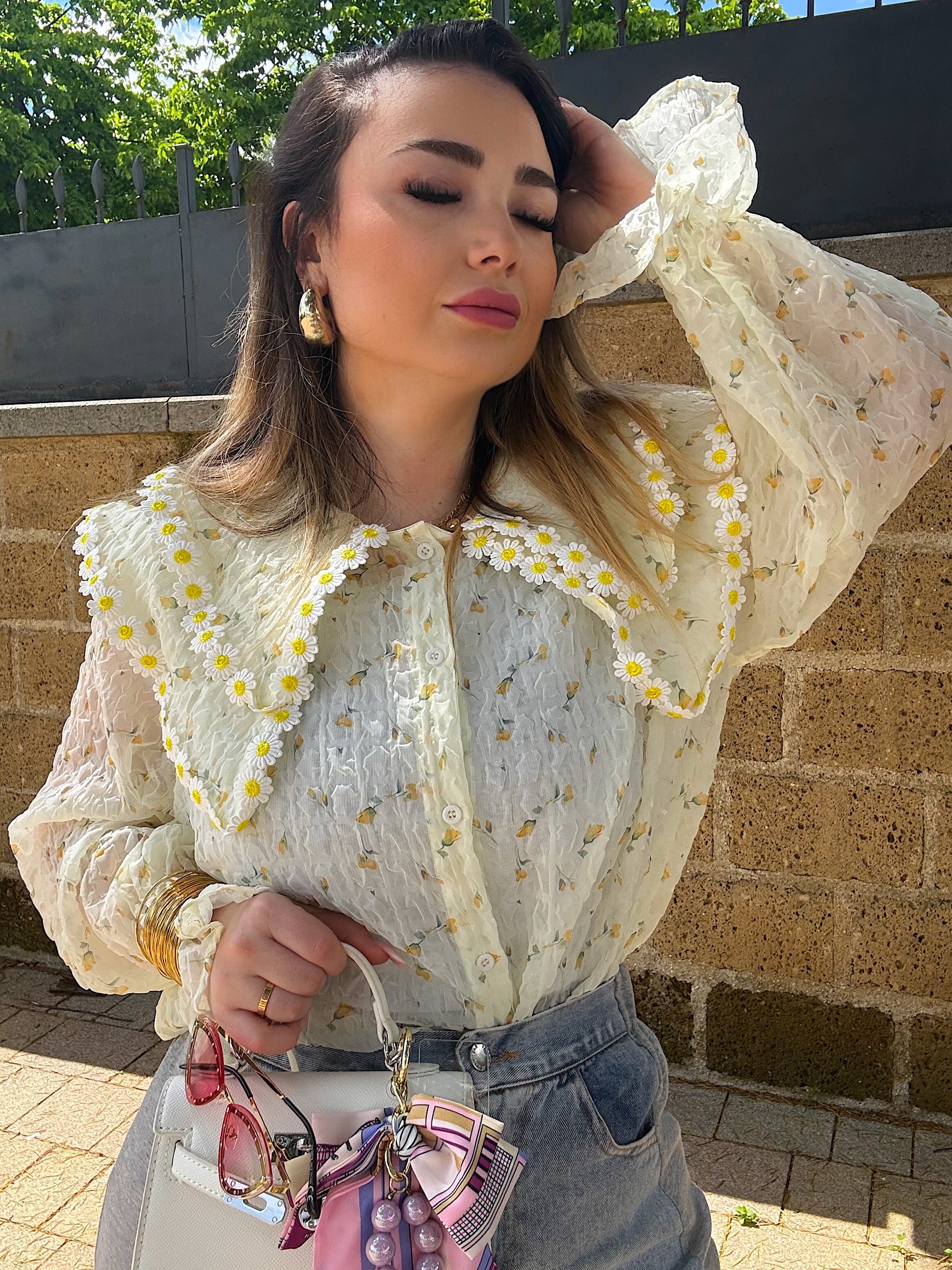 Camicia margherite - R.a. Boutique