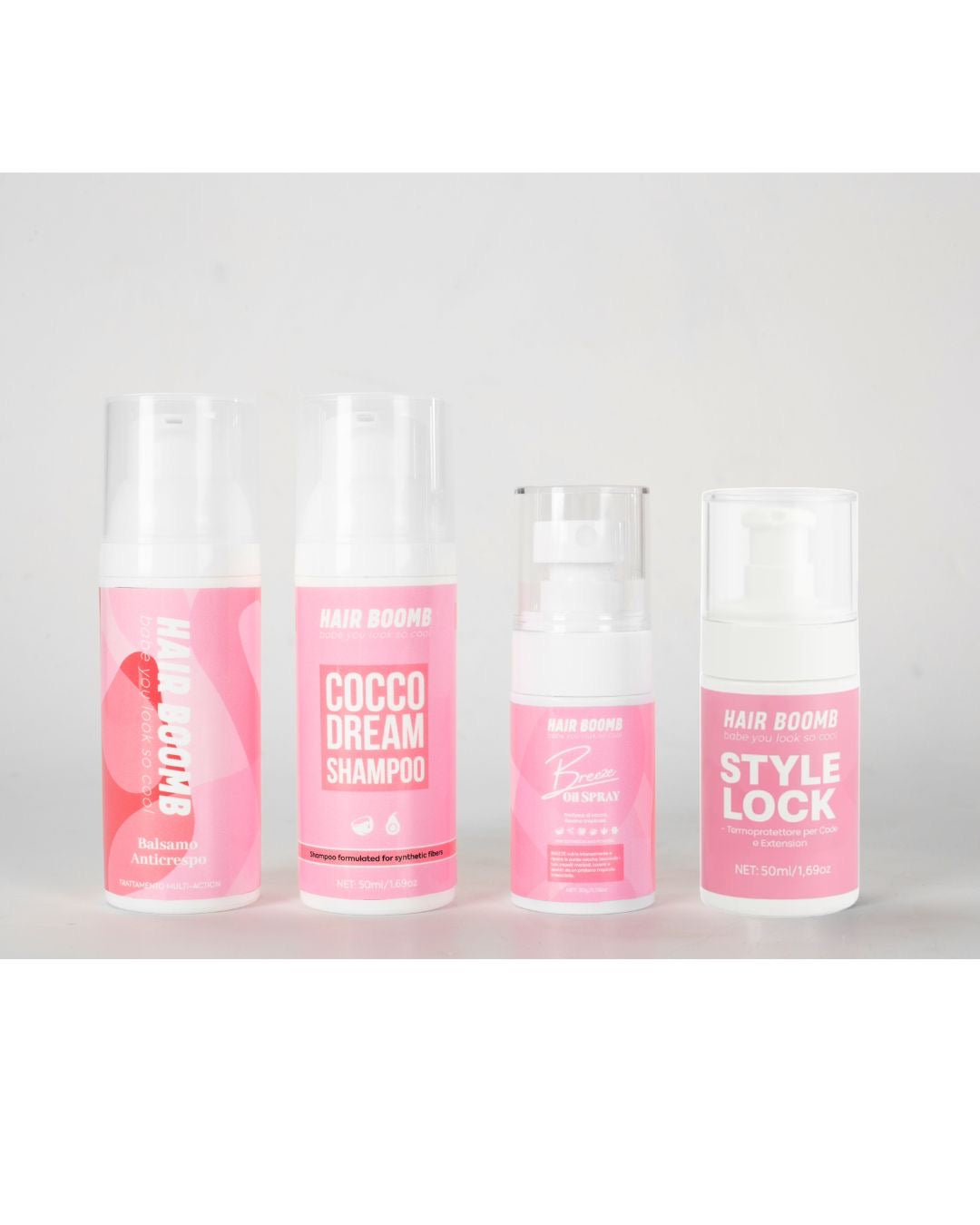 Kit 4 pezzi mini size per la cura delle extension - R.a. Boutique