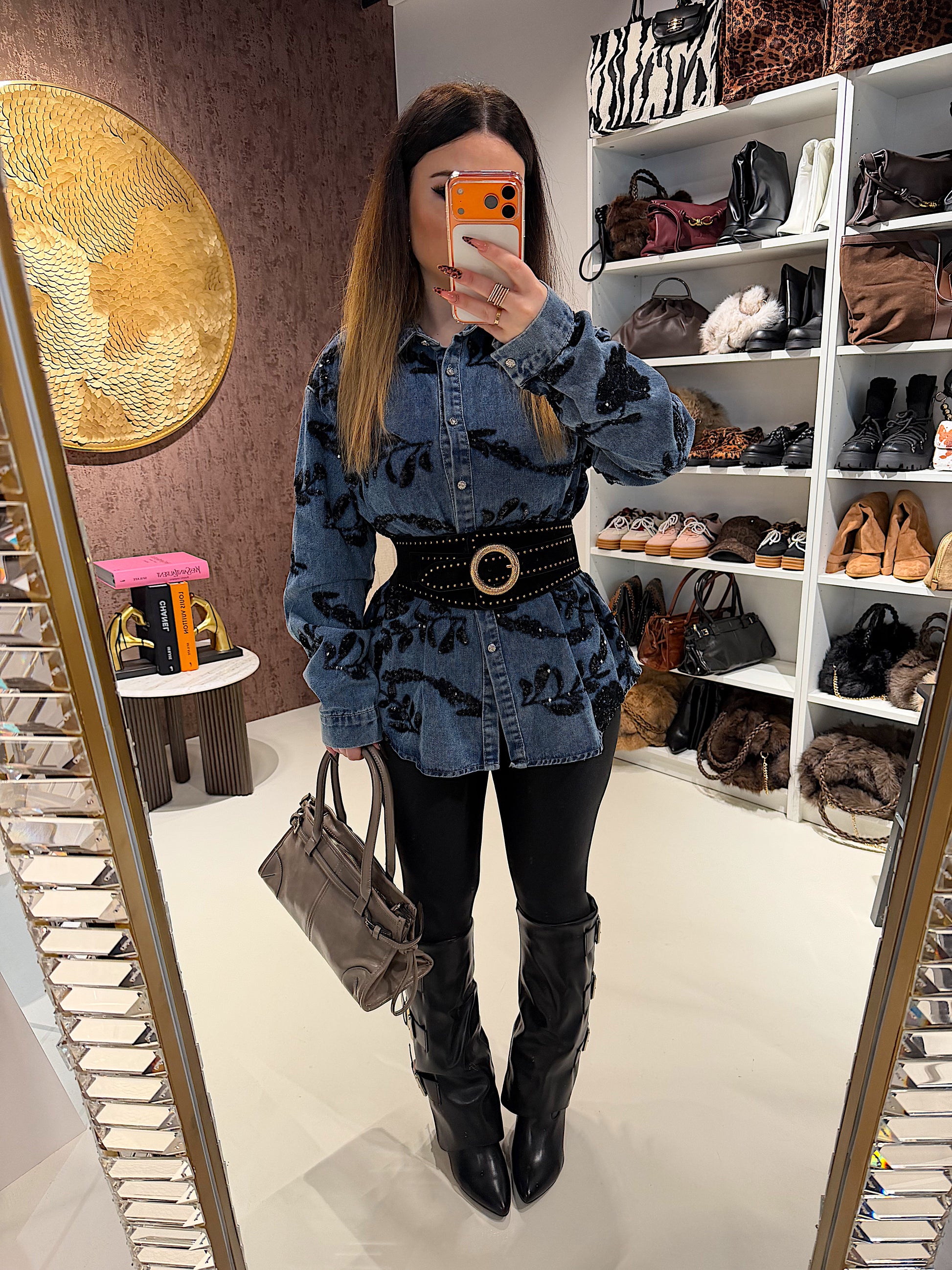 Giacca Denim Sparkle - R.a. Boutique