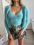 Due pezzi Cardigan e top tiffany - R.a. Boutique 