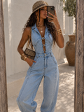 Salopette in jeans con cerchi - R.a. Boutique