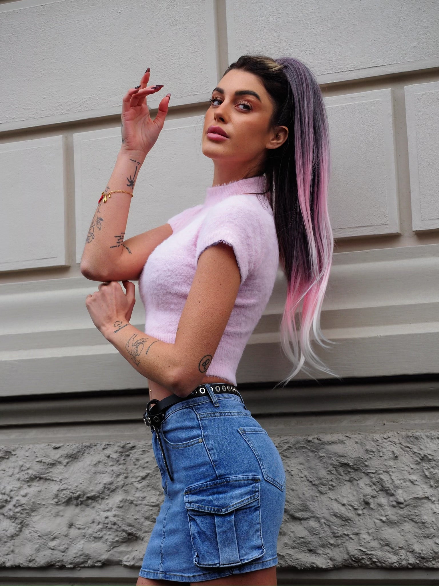 Maglia morbidissima rosa pastello - R.a. Boutique 