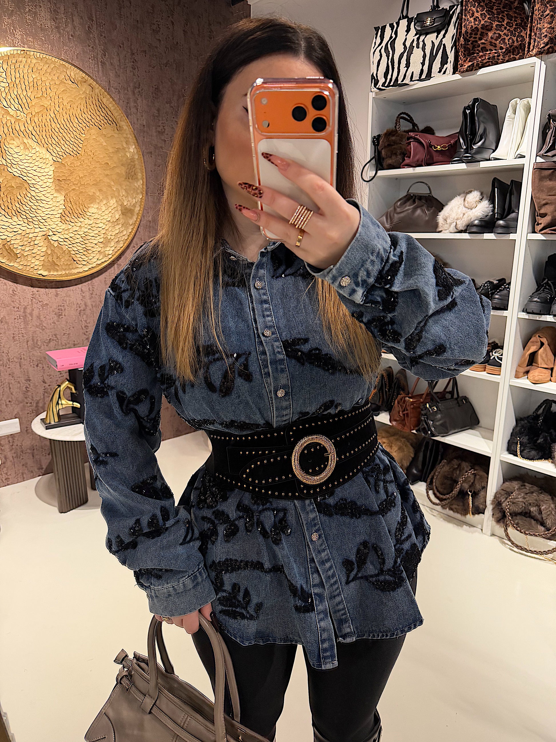 Giacca Denim Sparkle - R.a. Boutique