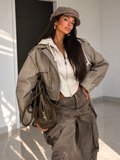 Giubbotto Urban Layer dettaglio felpa - R.a. Boutique