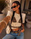 T-Shirt Wild Chic - R.a. Boutique