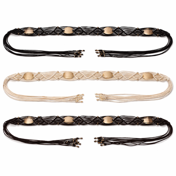 Cintura Intrecciata Marrone - R.a. Boutique