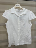 Camicia Lino bianca manica corta - R.a. Boutique