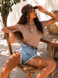 Top Collo Alto Essential a costine - R.a. Boutique