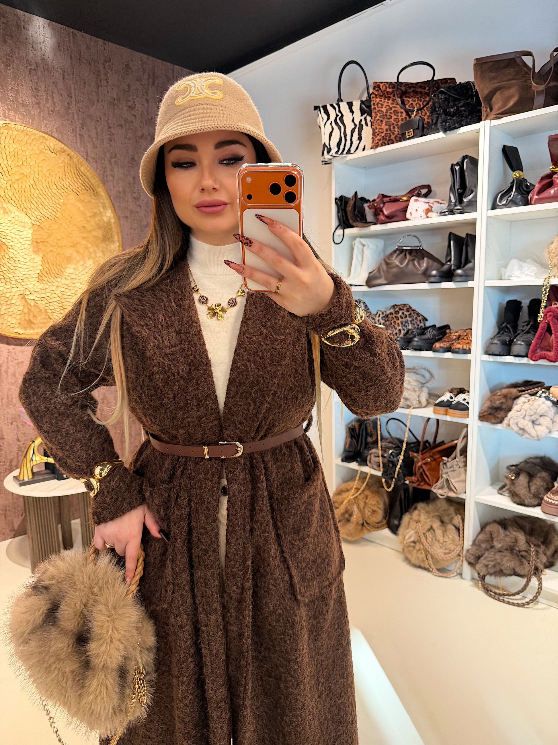 Cappotto con cinturina 2 colori - R.a. Boutique