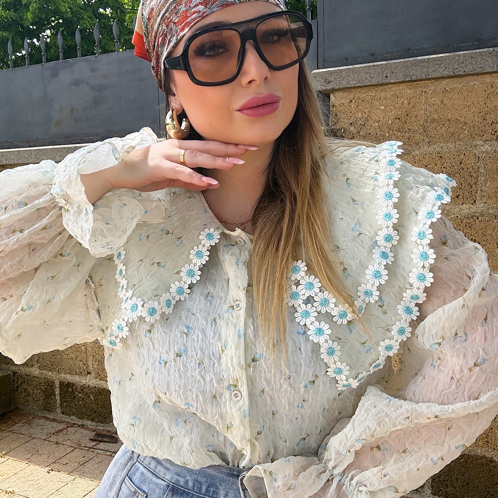 Camicia margherite Tiffany - R.a. Boutique