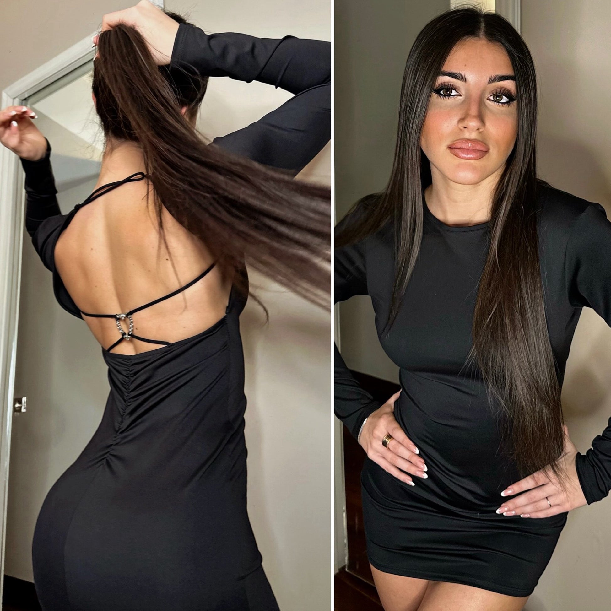 Abito con incroci e cuore - R.a. Boutique 