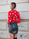 Maglioncino morbidissimo con cuori - R.a. Boutique 