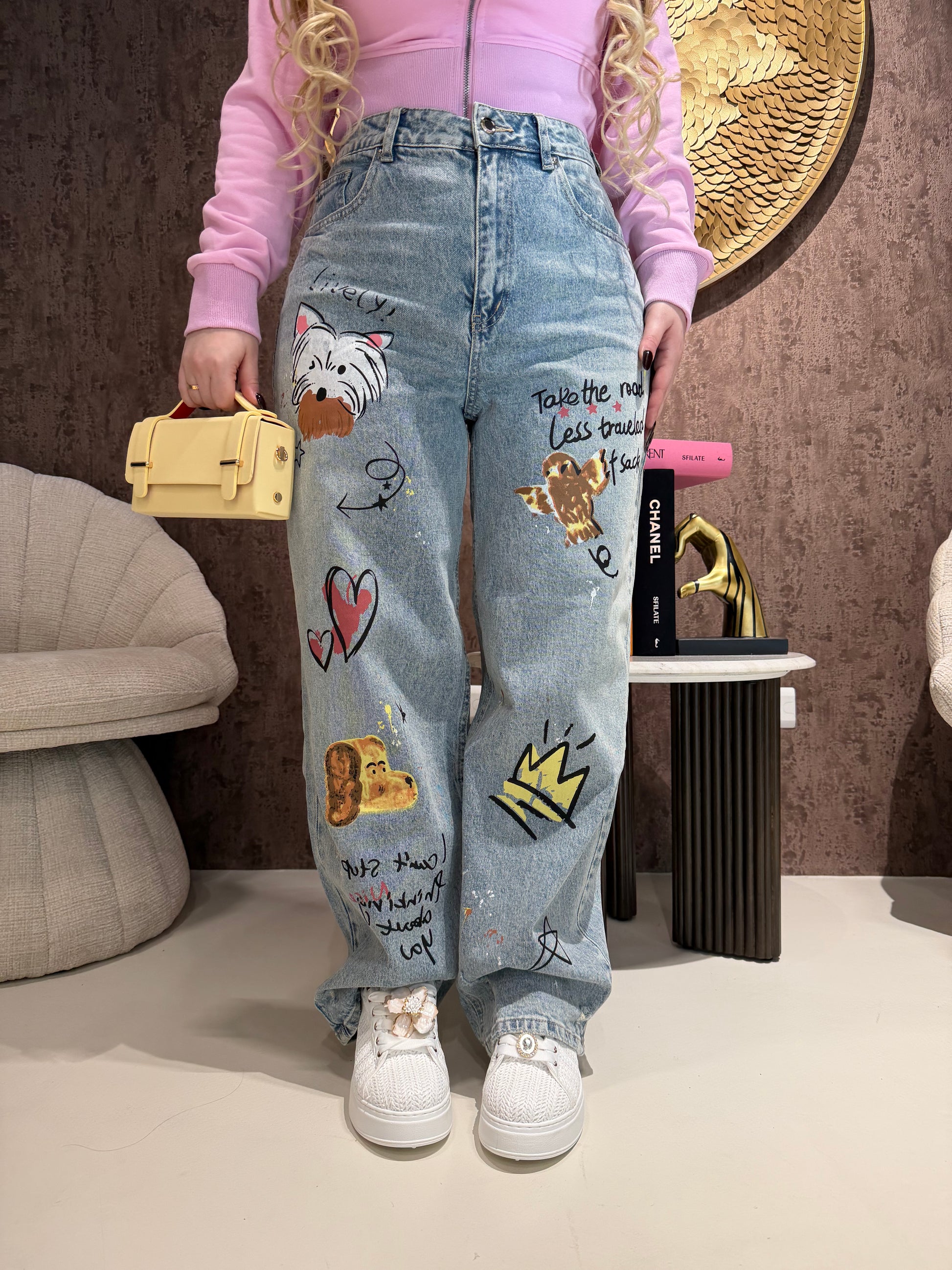 Jeans Street Love Wide Leg - R.a. Boutique