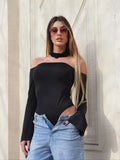 Body nero con choker - R.a. Boutique 