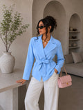 Giacca basic incrocio e fiocco - R.a. Boutique