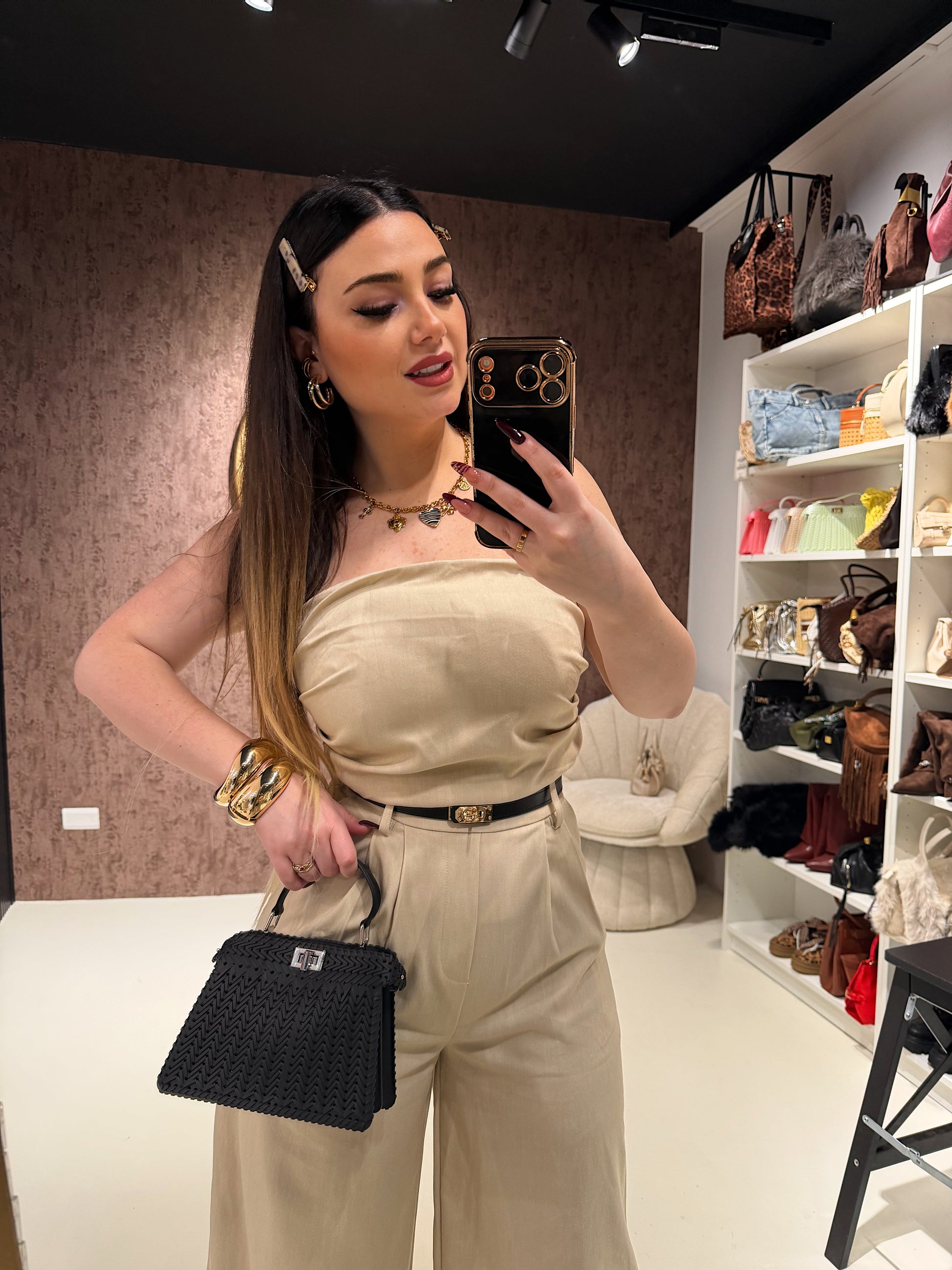 Tuta con cintura in vita senza coppe - R.a. Boutique