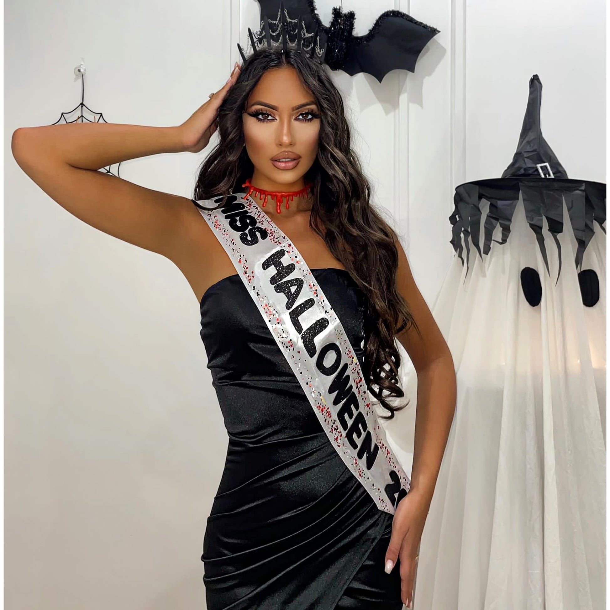 Corona con ragni nera - R.a. Boutique 