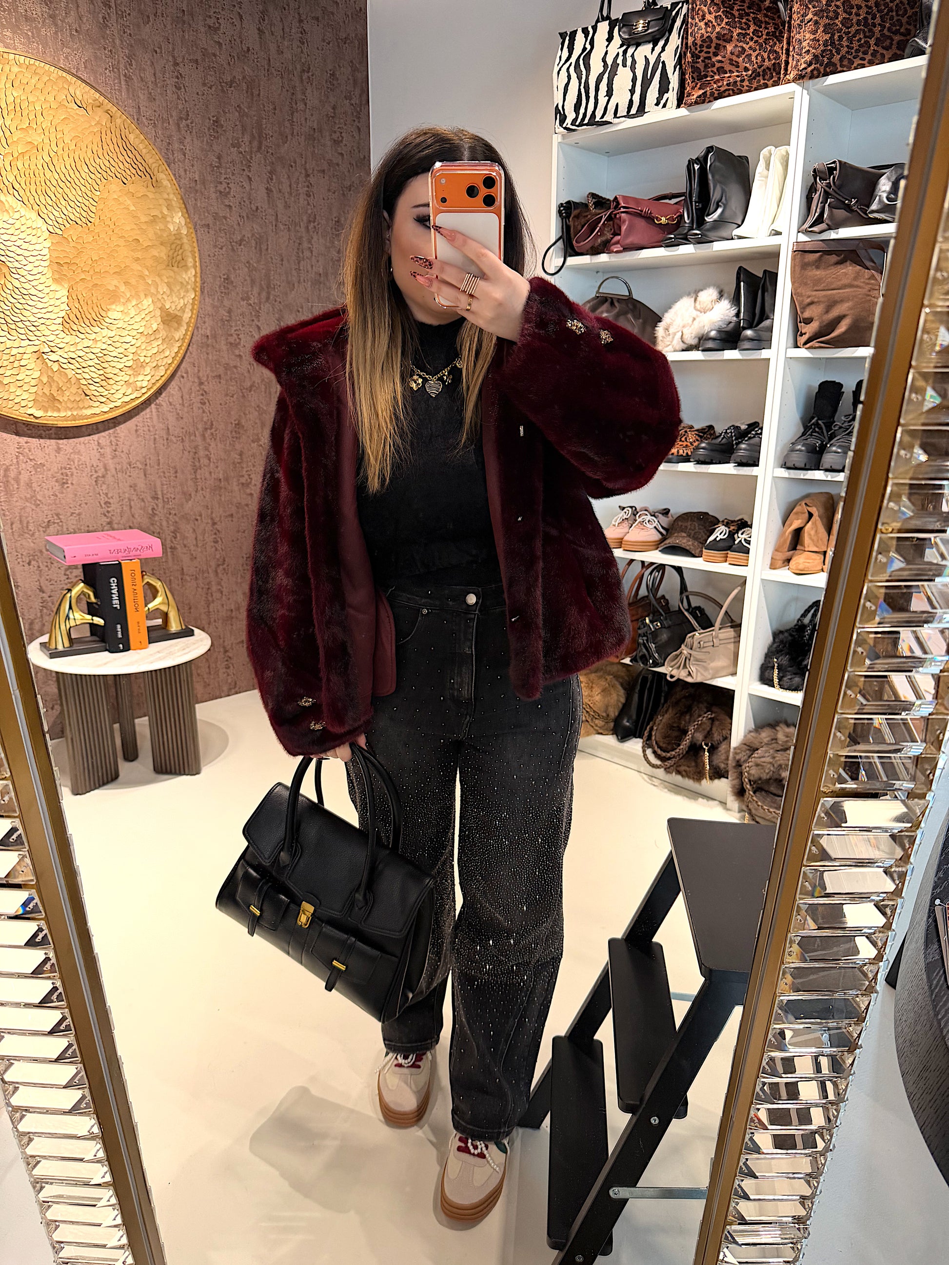 Jeans Balloon con brillantini - R.a. Boutique