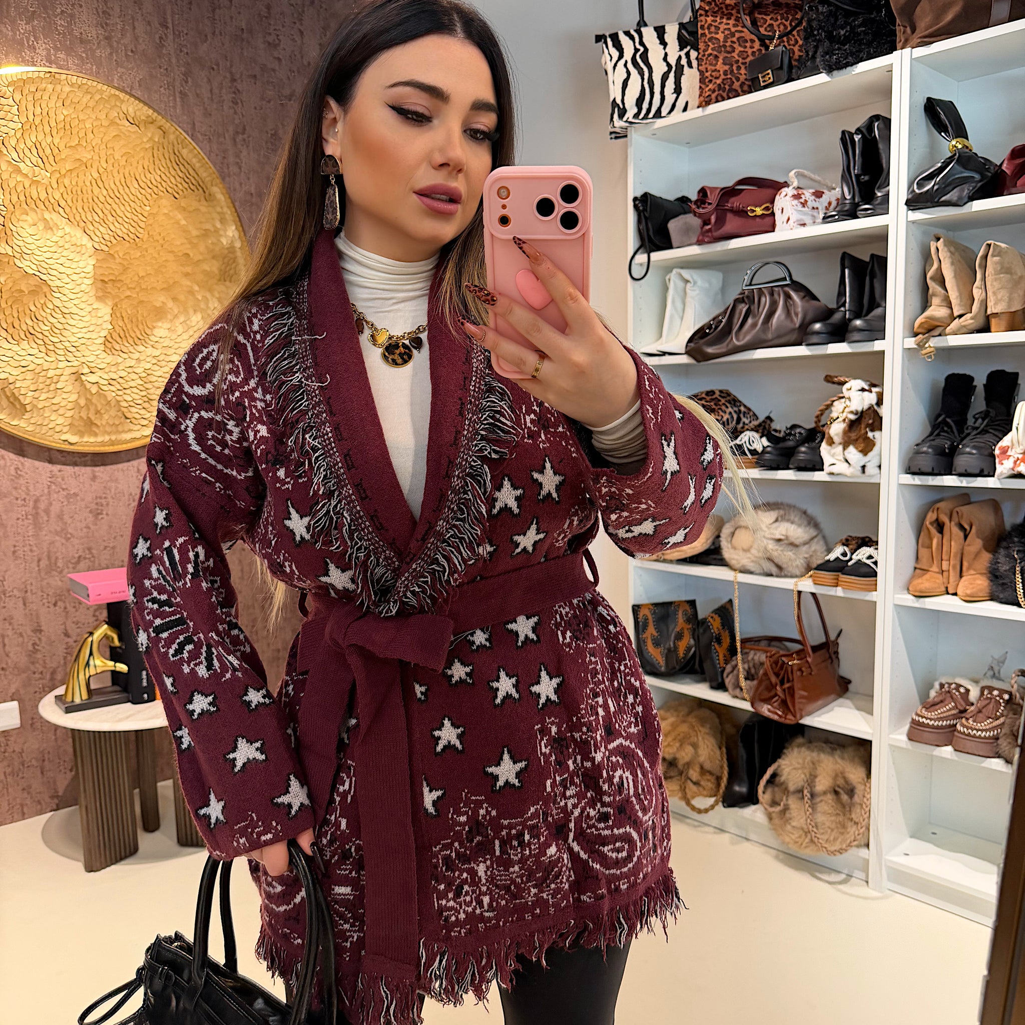 Cardigan Aspen Stars - R.a. Boutique