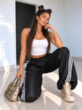 Pantalone Street Glow con righe - R.a. Boutique