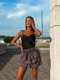 Top in raso nero - R.a. Boutique 