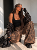 Jeans Tiger Caramel Wide Leg - R.a. Boutique