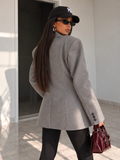 Blazer Structured Grigio - R.a. Boutique