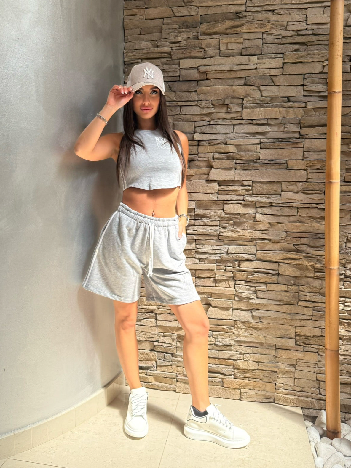 Completo NYC Brooklyn 86 Grigio Melange - R.a. Boutique