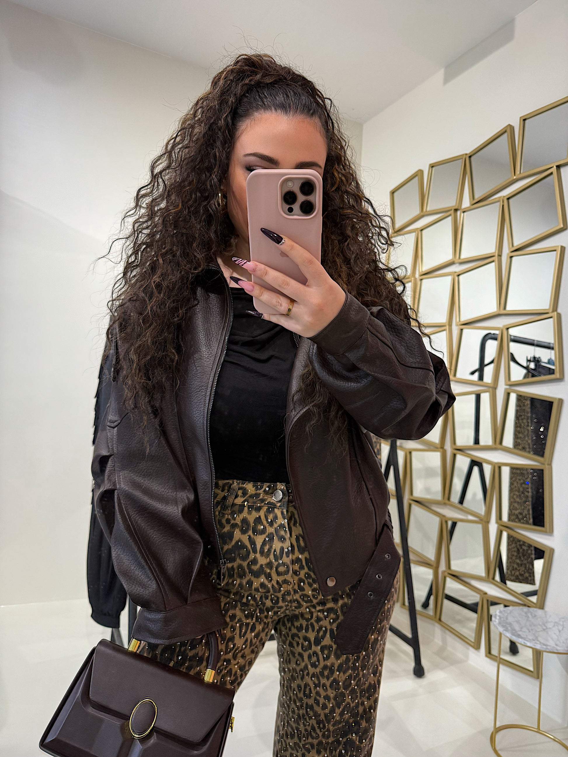 Giaccone in ecopelle high quality - R.a. Boutique