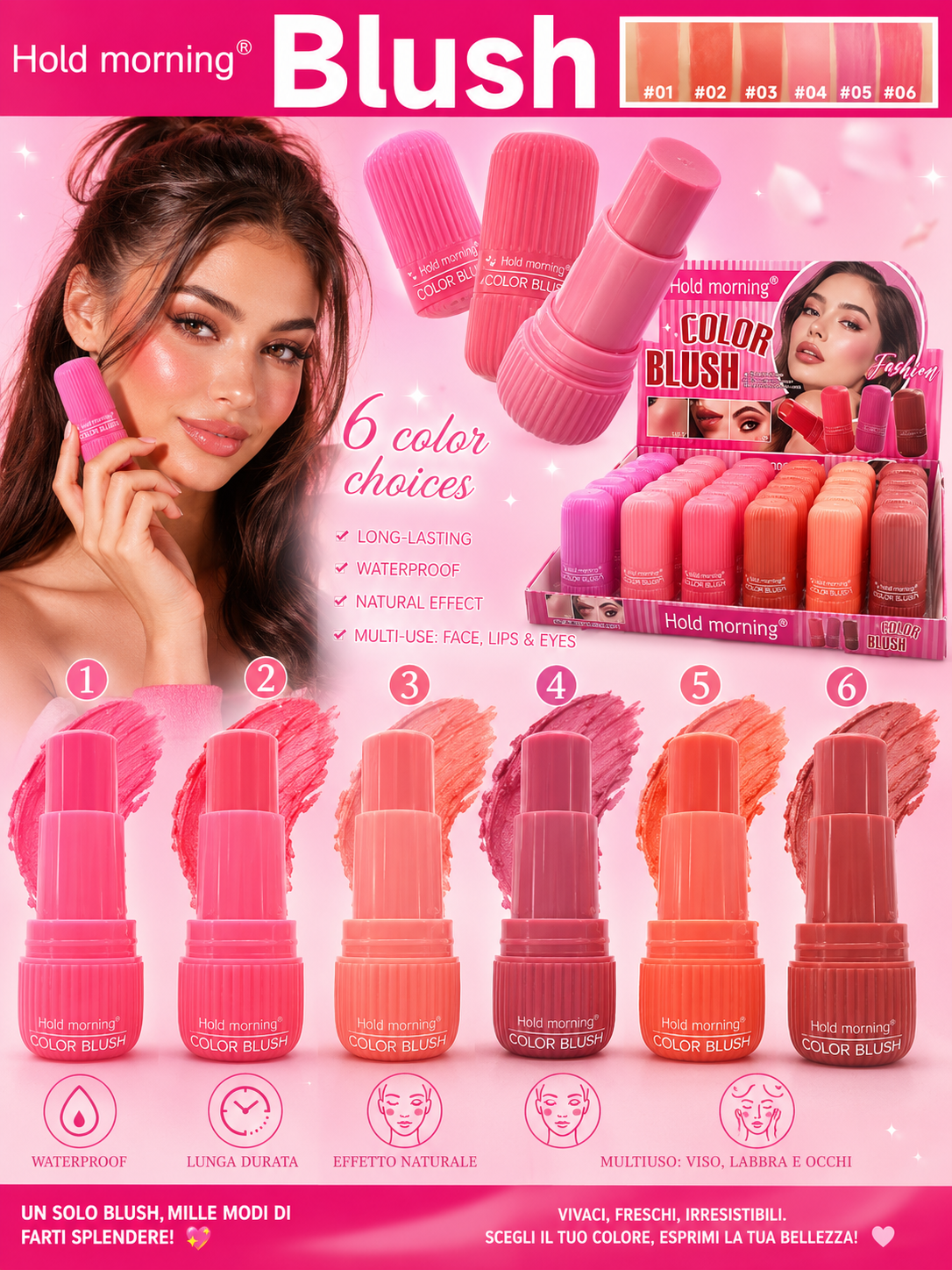 Blush Bloom Stick – 6 Shades Collection - R.a. Boutique