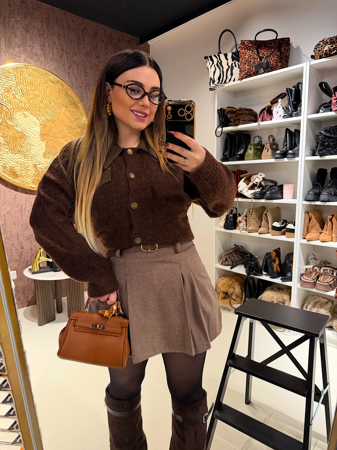 Cardigan Mocha Charm - R.a. Boutique