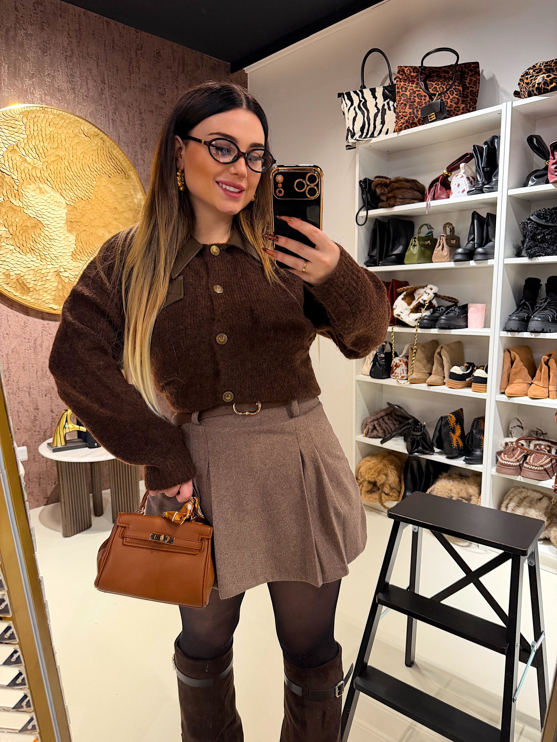 Cardigan Mocha Charm - R.a. Boutique