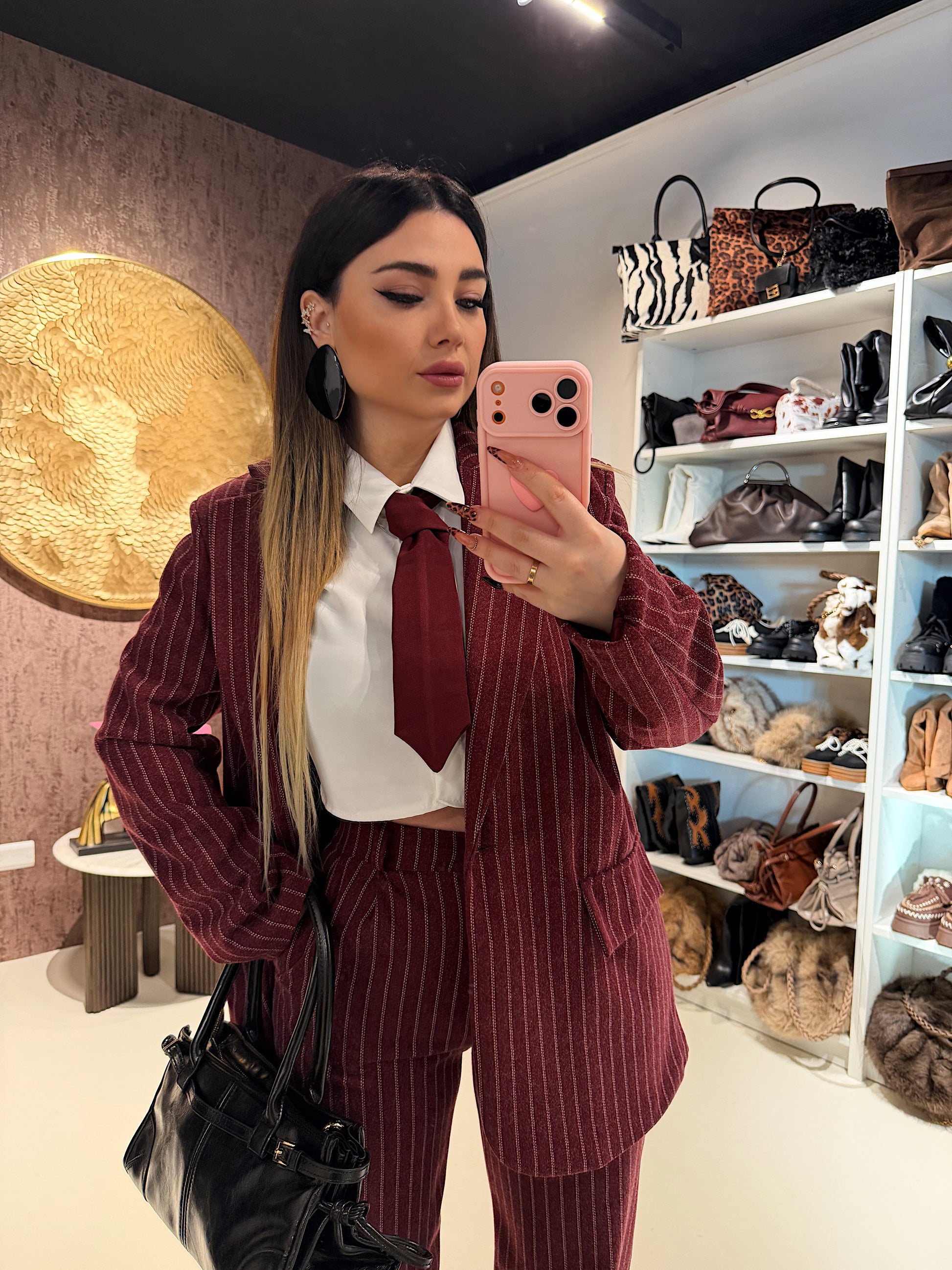 Completo due pezzi a righe - R.a. Boutique