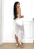 Abito white lace sirena - R.a. Boutique